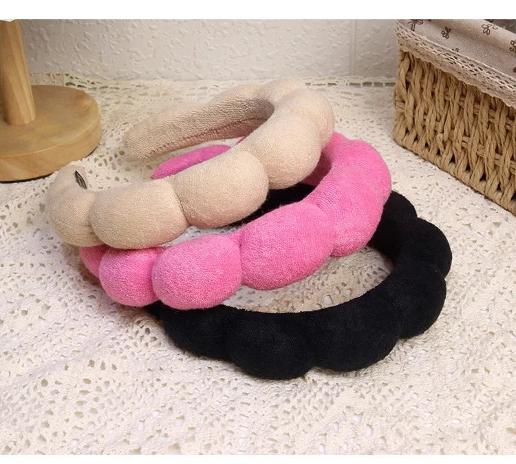 Microfiber Spa Headband Soft Absorbent Face Washing - Smarsty