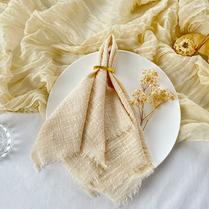 Reusable Cotton Wedding Napkins for Rustic Table Decor - Smarsty