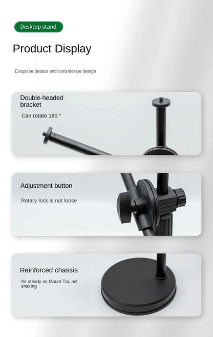 Overhead Tripod With Ring Light For Nail Art Photography - Smarsty