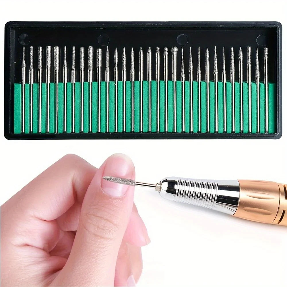 Portable Electric Nail Drill Kit for Manicure and Polishing - Smarsty