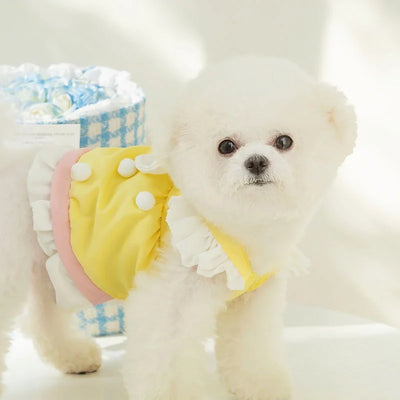 Summer Princess Dog Dress with Cute Bow for Stylish Pets - Smarsty