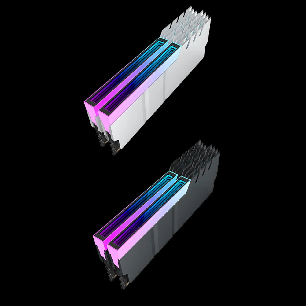 Memory Module Heatsink DDR4 DDR5 Ram Cooling Heat Sink 5V 3PIN ARGB AURA Sync Aluminum Alloy Heat-resistance for Computer