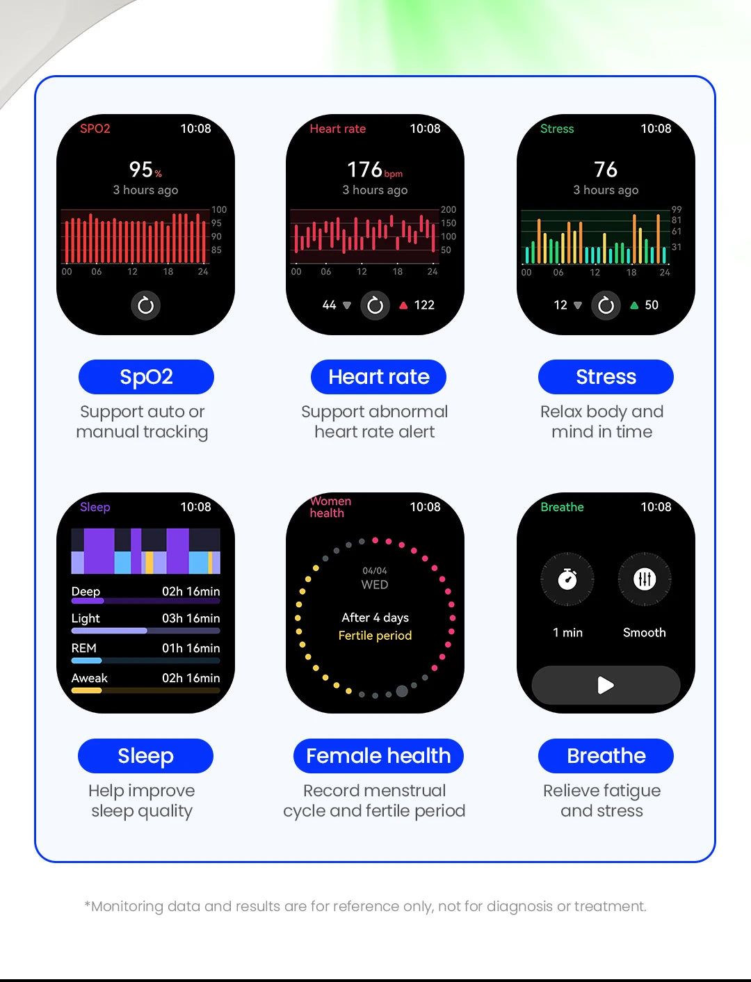 Haylou S6 Voice Calling Smart Watch for Health Monitoring - Smarsty