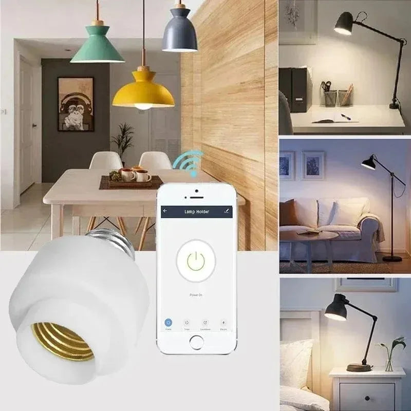 Smart E27 Socket Adapter for Voice Control Lighting - Smarsty