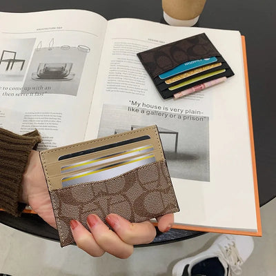 Luxury Design Wallets for Women Multi-Function Card Holder PU Leather Female Small Card Bag Short Women's Purse - Smarsty