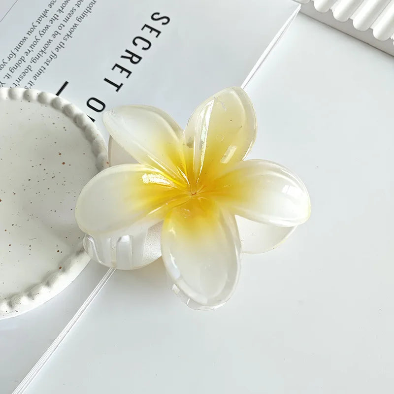 Hawaiian Gradient Hair Clips Flower Beach Vacation Style - Smarsty
