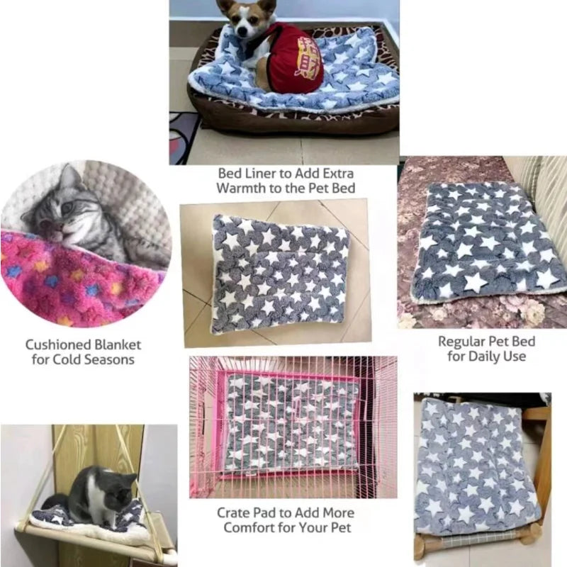 Thickened Flannel Dog Bed Mat for Comfort - Smarsty