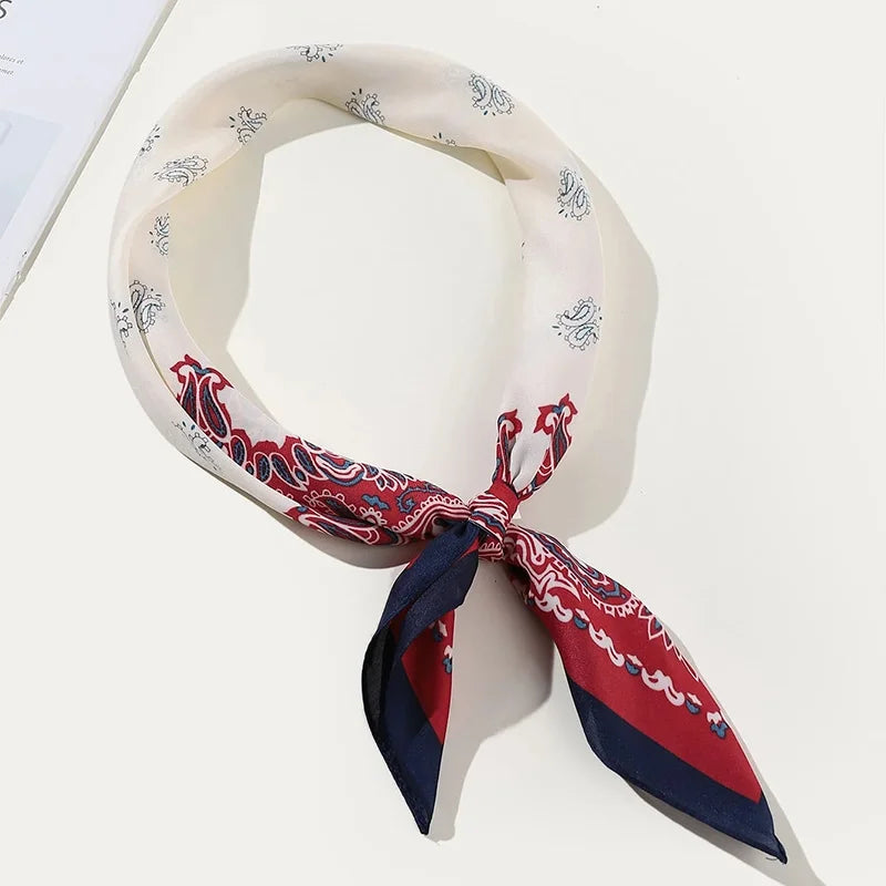 Luxury Silk Scarf Women Satin Shawl Sun Protection Wrap - Smarsty