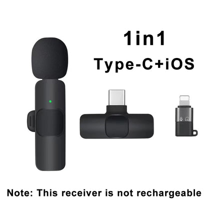 Wireless Lavalier Microphone for iPhone and Android - Smarsty