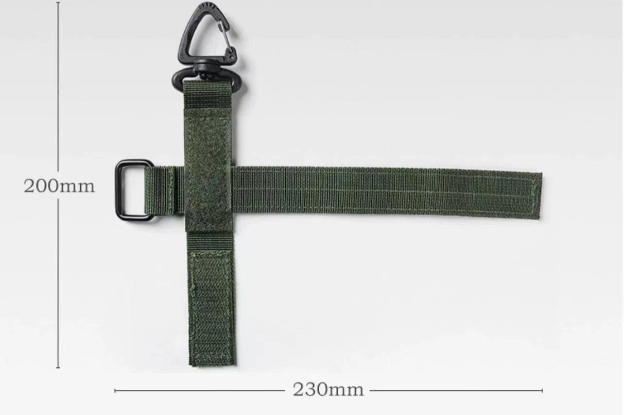 Outdoor Tactical Multi-purpose Nylon Hook Gloves Safety Clip Climbing Rope Camping Hanging Buck for Outdoor Camping