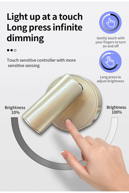 Wireless USB Rechargeable LED Magnetic Wall Light - Smarsty