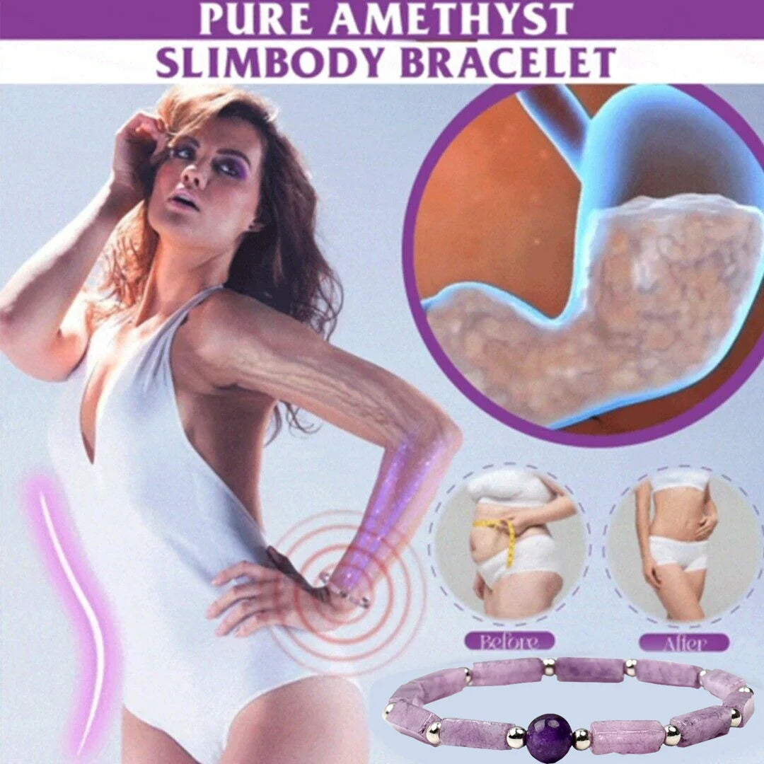 Natural Amethyst Slimming Bracelet for Weight Loss - Smarsty