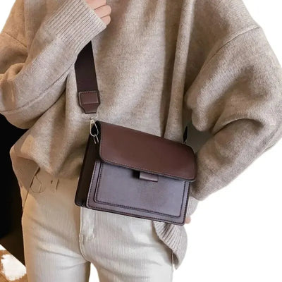 PU Leather Crossbody Bag For Women Travel Friendly Flap - Smarsty