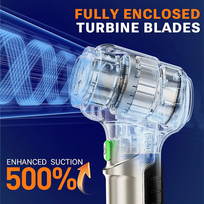Cordless Car Vacuum Cleaner With Strong Suction Portable - Smarsty