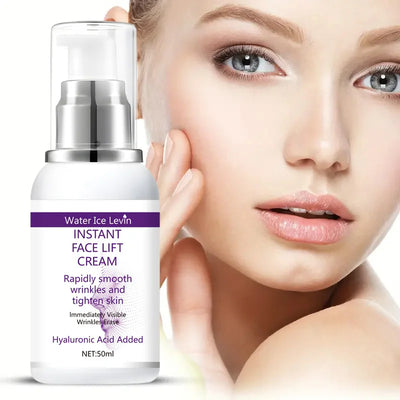 Instant face lift cream with hyaluronic acid for wrinkles. Firming solution. - Smarsty