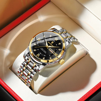 POEDAGAR Luxury Waterproof Men's Watch with Luminous Dial - Smarsty