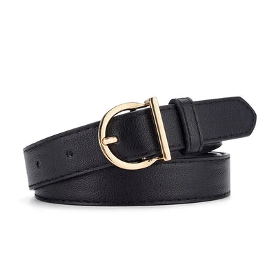 Women's PU Leather Belt Soft Pin Buckle Fashion - Smarsty