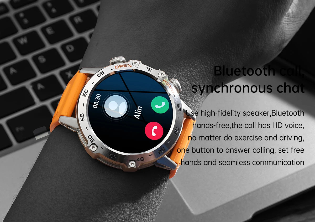 Bluetooth Call Smart Watch for Men with Fitness Tracker - Smarsty