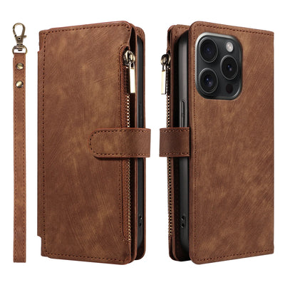 PU Leather Phone Case for Samsung Galaxy S25Edge Ultra S24 S23 S22 S21 S20 S10 S9 S8Plus FE Note20 Flip Wallet Style Phone Cover - Smarsty