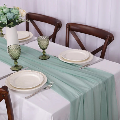 Chiffon Table Runner for Elegant Wedding and Party Decor - Smarsty