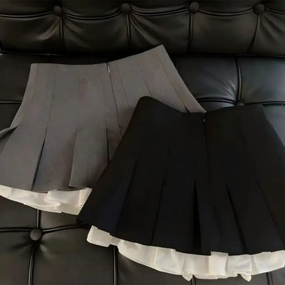 Silver Sequin Skirt Woman High Waist Mini Skirt Woman Fashion Shiny Glitter Elegant Short Skirts For Women Y2k Skirts - Smarsty