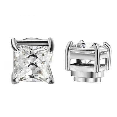 Crystal Magnetic Clip Earrings Non Piercing Strong Hold - Smarsty