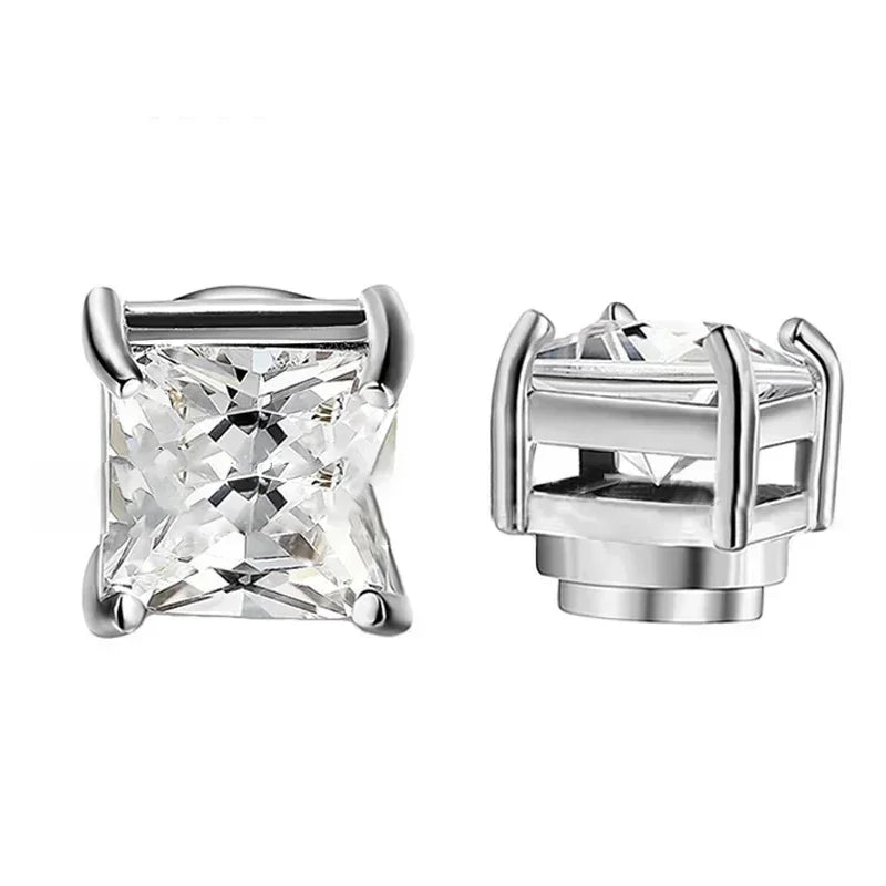 Crystal Magnetic Clip Earrings Non Piercing Strong Hold - Smarsty