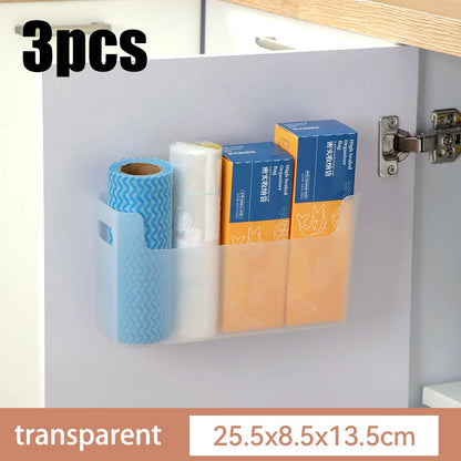 Non Perforated Cling Film Rack for Kitchen Organization - Smarsty