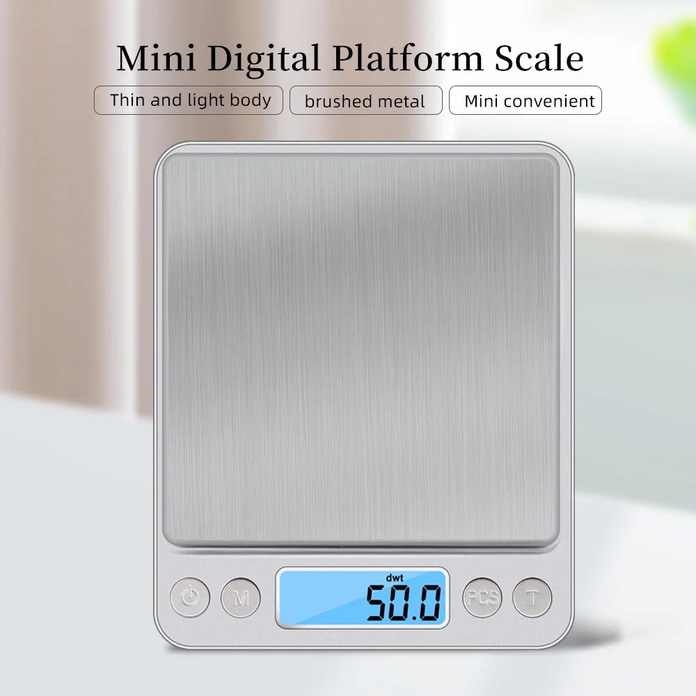 Mini Digital Kitchen Scale with LED Display and Precision Accuracy - Smarsty