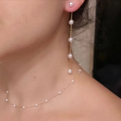 Fashion Pearl Drop Earrings for Women Cute Bridal Jewelry 2024 - Smarsty