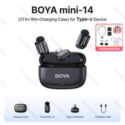 Boya Mini Wireless Lavalier Microphone for Mobile Recording - Smarsty
