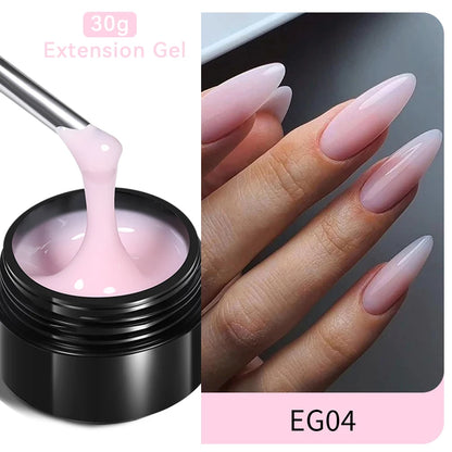 Born Pretty 30ml Milky White Nail Extension Gel - Smarsty