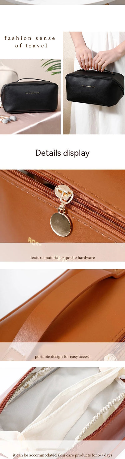 Large Capacity Travel Cosmetic Case With Portable Design - Smarsty