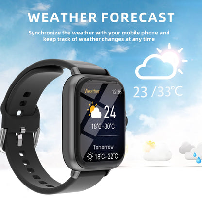 Waterproof Smart Watch with Call Alerts and Sleep Tracking - Smarsty