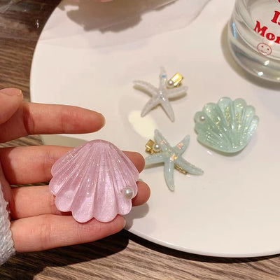 Elegant Starfish Hair Clips for Summer Beach Style - Smarsty