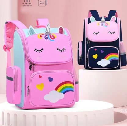 Unicorn Kids Backpack Waterproof School Bag for Girls - Smarsty