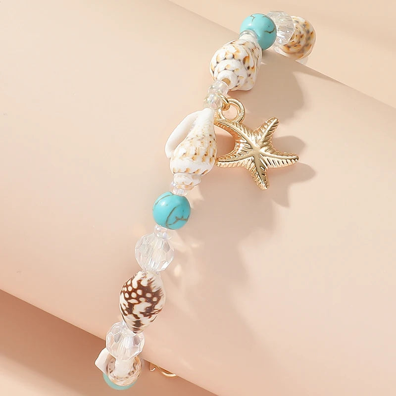 Bohemian Starfish Bracelet for Women Beach Jewelry - Smarsty