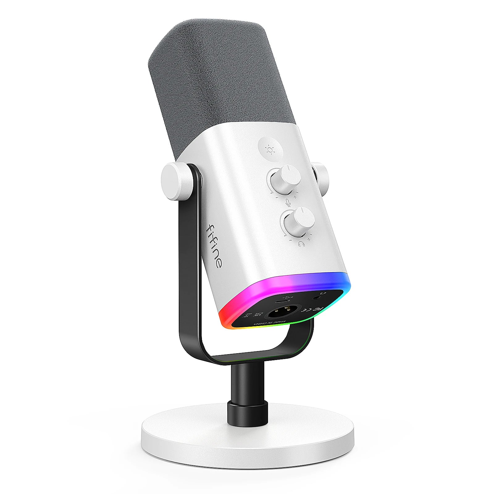 FIFINE USB XLR Dynamic Microphone with Touch Mute Feature - Smarsty