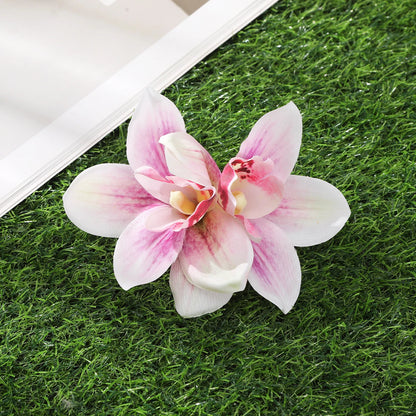 Bohemian Orchid Flower Hair Clips for Weddings - Smarsty