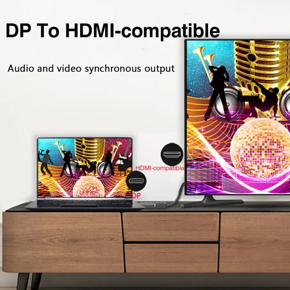 4K DP Male to HDMI Female Converter Adapter - Smarsty