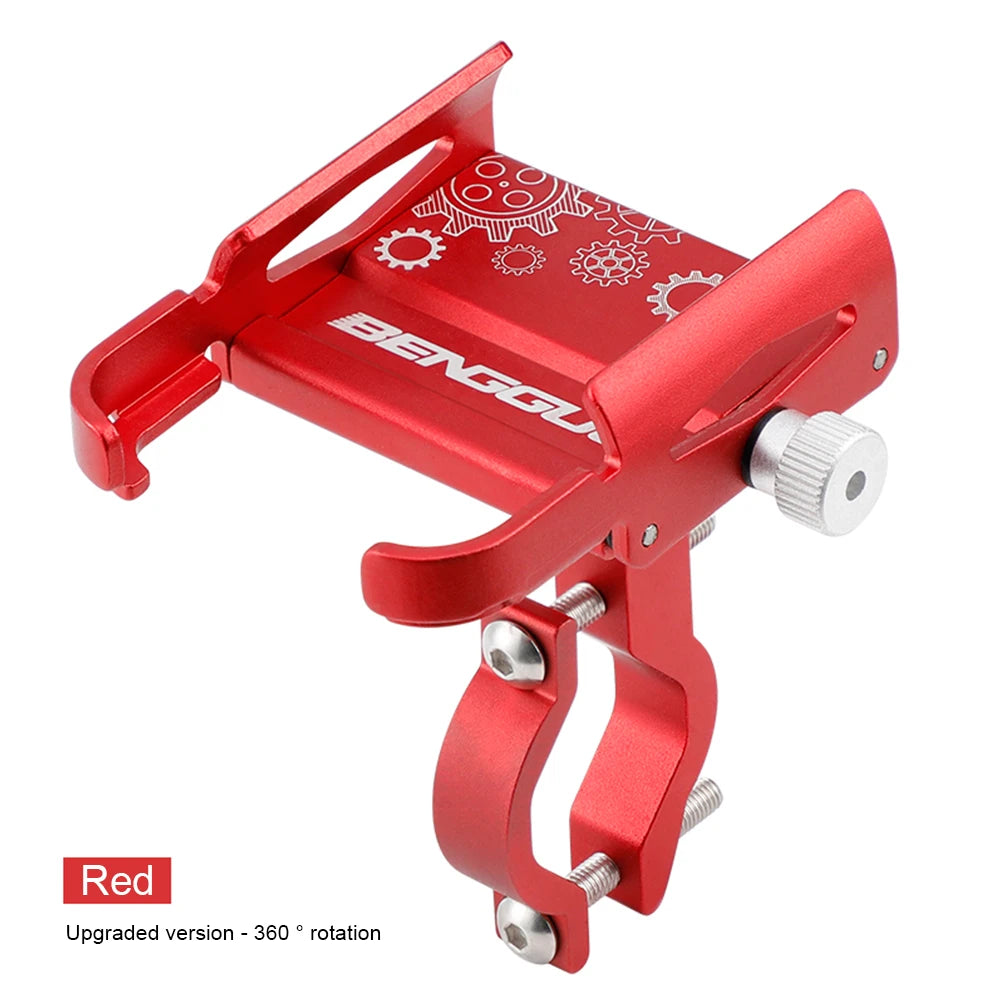 360 Degree Rotation Bike Phone Holder Mount Aluminum Alloy - Smarsty