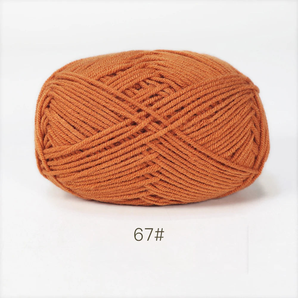Soft Milk Cotton Yarn for Hand Knitting Projects - Smarsty