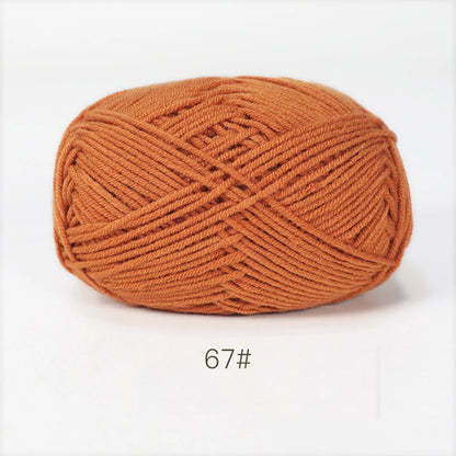 Soft Milk Cotton Yarn for Hand Knitting Projects - Smarsty