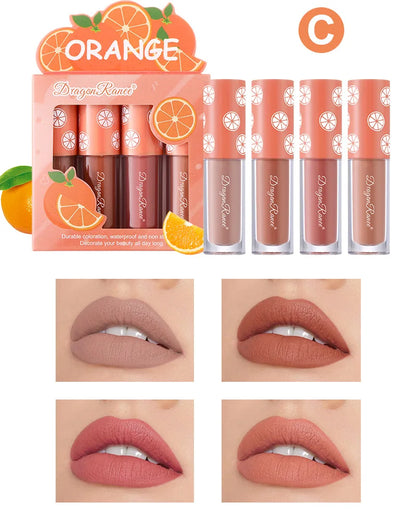 Mini Velvet Matte Lip Gloss Set for Long-Lasting Hydration - Smarsty