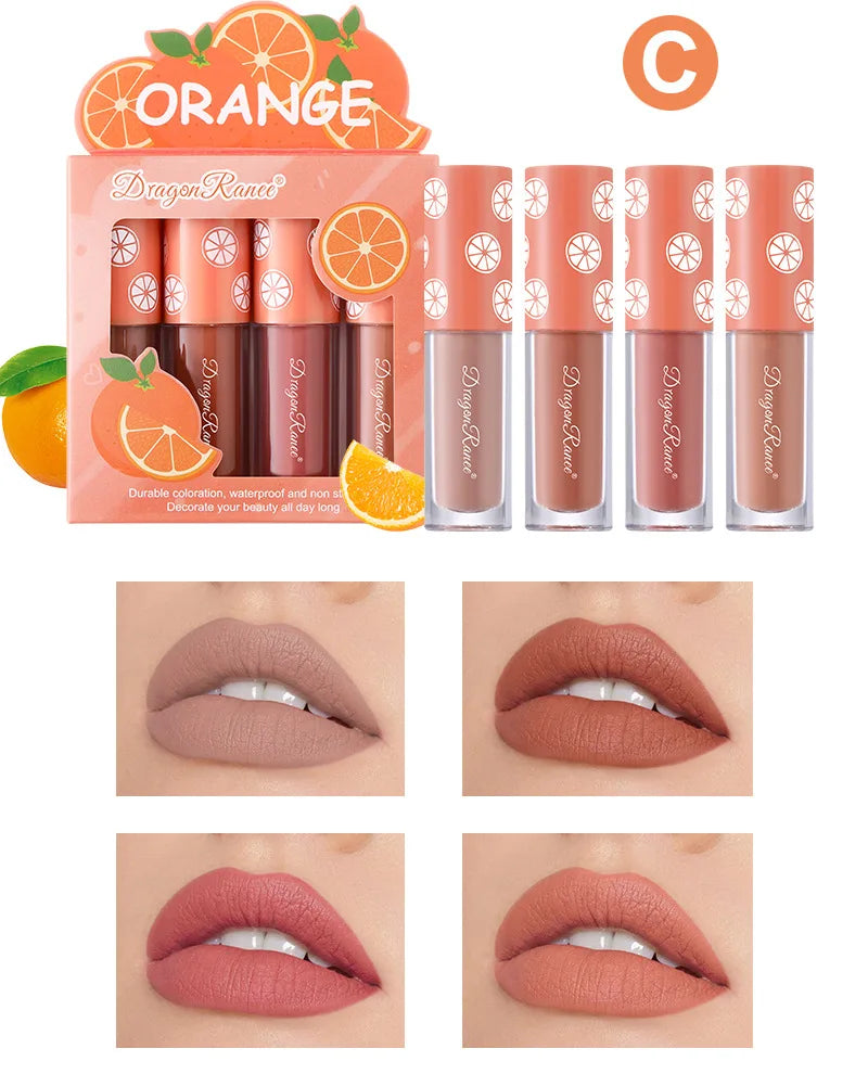 Mini Velvet Matte Lip Gloss Set for Long-Lasting Hydration - Smarsty