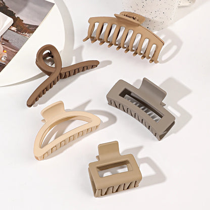 Mixed Color Hair Claw Clips Strong Hold For Curly Hair - Smarsty