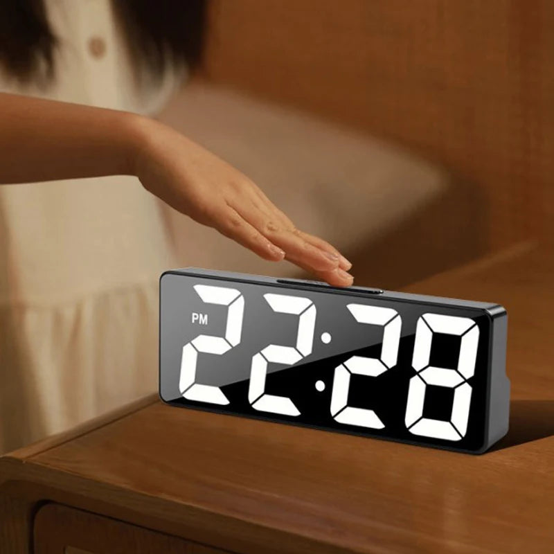 LED Digital Alarm Clock with Temperature Display - Smarsty