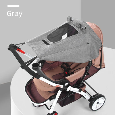 Universal Baby Stroller Accessories Sun Shade UV Protection Sunshade Carriage Canopy Cover for Prams Infants Car Seat Sun Visor by Smarsty