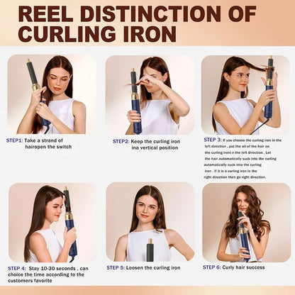 5 In 1 Hair Dryer Hot Air Comb For Styling - Smarsty