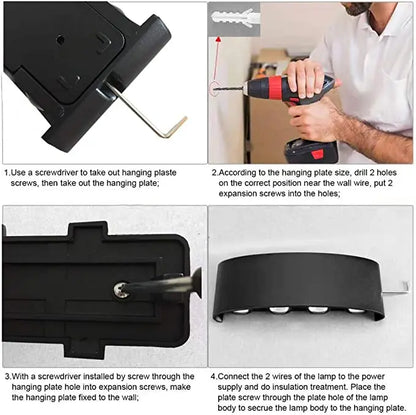 Modern LED Wall Sconces for Indoor Outdoor Lighting - Smarsty